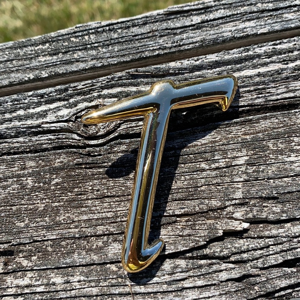 Gold T Pin